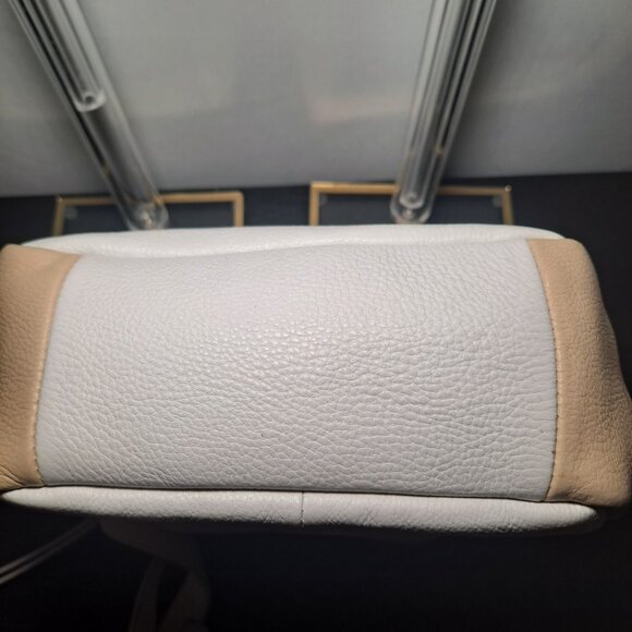 Vince Camuto Lenka colorblock leather crossbody bag in White Swan - Picture 16 of 16